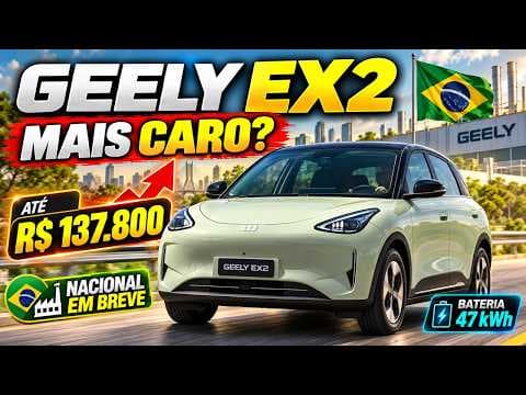 Geely EX2 FICA MAIS CARO Antes de Virar Nacional! Veja os Novos Preços