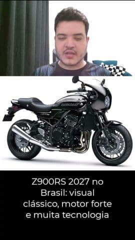 Nova Kawasaki Z900RS 2027 CHEGA ao Brasil com 116 cv! #kawasaki #z900rs #kawasakiz900rs