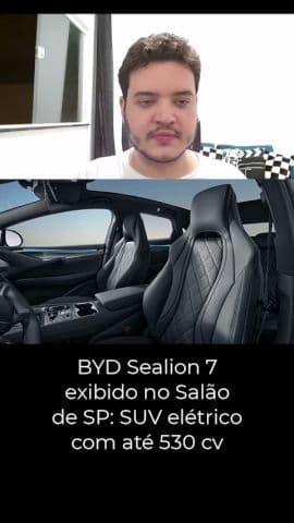 BYD Sealion 7 exibido no Salão de SP: SUV elétrico com até 530 cv #byd #sealion7 #seal #eletrico