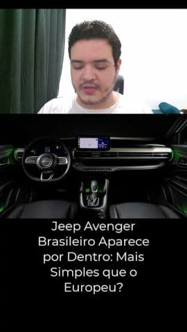 Novo SUV da Jeep no Brasil: Avenger 2027 Terá Motor 1.0 Turbo e Preço Abaixo do Renegade? #jeep