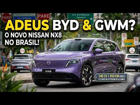 Nissan testa SUV elétrico chinês no Brasil para enfrentar BYD e GWM
