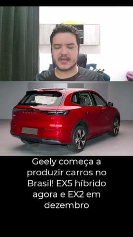Renault e Geely aceleram no Brasil: EX5 nacional e EX2 confirmado para dezembro #geely #ex5 #ex2