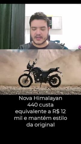 Royal Enfield ressuscita Himalayan original com motor 440 e câmbio de 6 marchas #himalayan #moto