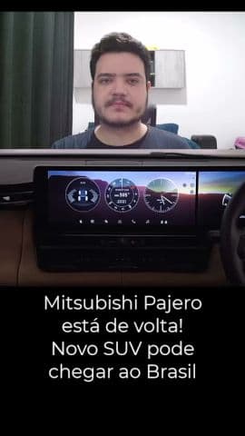 Novo Pajero 2027 estreia com base da Triton, muito luxo e 4x4 de verdade #pajero #mitsubishi
