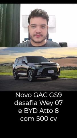 Novo GAC GS9 desafia Wey 07 e BYD Atto 8 com 500 cv #gacgs9 #gac #gs9 #bydatto8 #gwmwey07