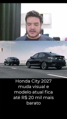 Honda City 2027 muda visual e modelo atual fica até R$ 20 mil mais barato #honda #city2027 #carro