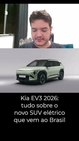 Kia EV3 2026: tudo sobre o novo SUV elétrico que vem ao Brasil #kia #ev3 #kiaev3 #carroelétrico