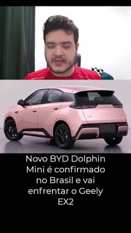 Novo Dolphin Mini terá 129 cv e será vendido junto com o modelo atual #dolphinmini #dolphin #byd