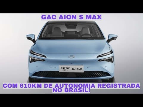 GAC Aion S Max pode chegar ao Brasil! Sedã elétrico com até 610 km de autonomia!