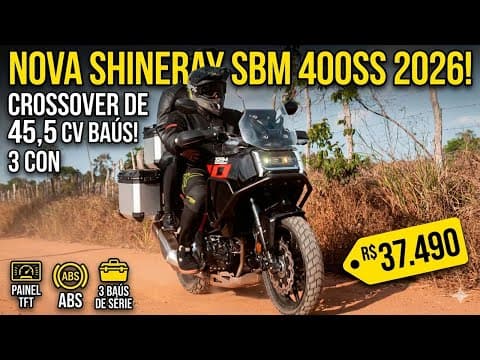 Nova Shineray SBM 400SS é lançada no Brasil: veja motor, ficha técnica e preço